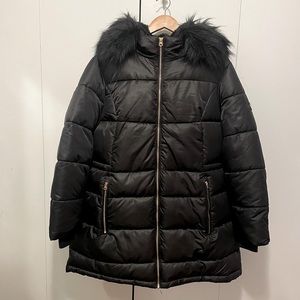 Jessica Simpson *Brand New* Women’s Faux Fur Puffer Jacket Size 1X